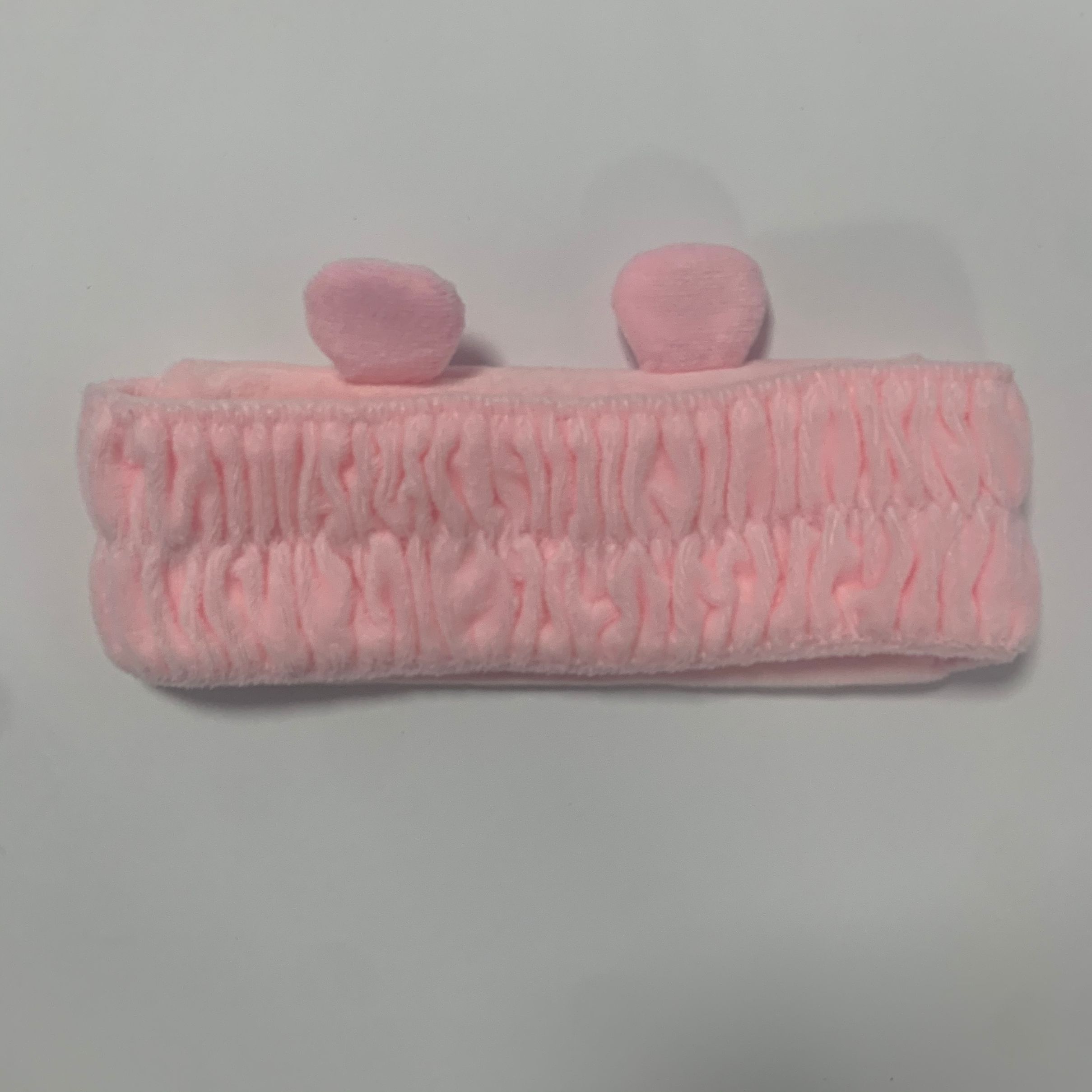 Yuhan Accessories' new Korean-style Pink Leopard face wash and hair tie, makeup and mask hair tie detail image 2