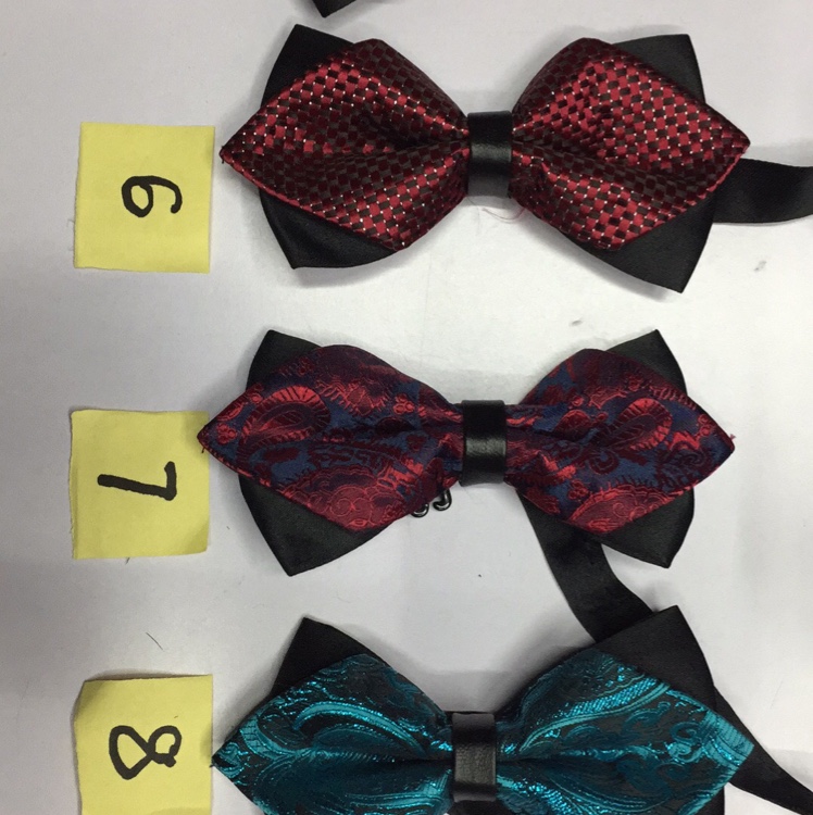 Dark bow tie