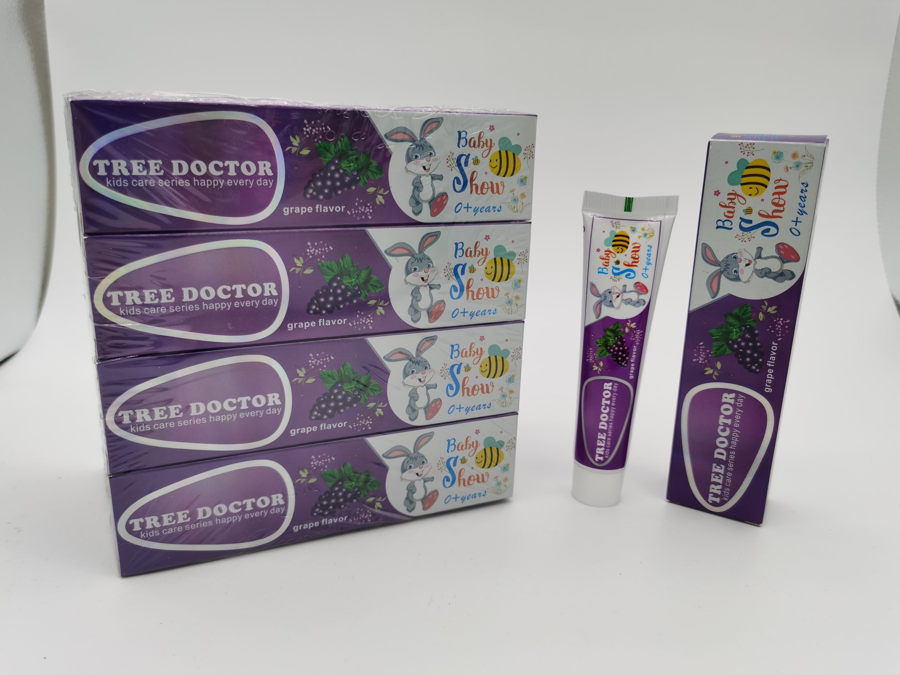 80g children's grape toothpaste full figure