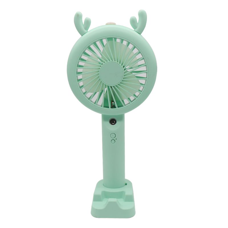 卡通小电风扇迷你学生 宿舍床上手持办公室静音 家用可爱小风扇详情图3