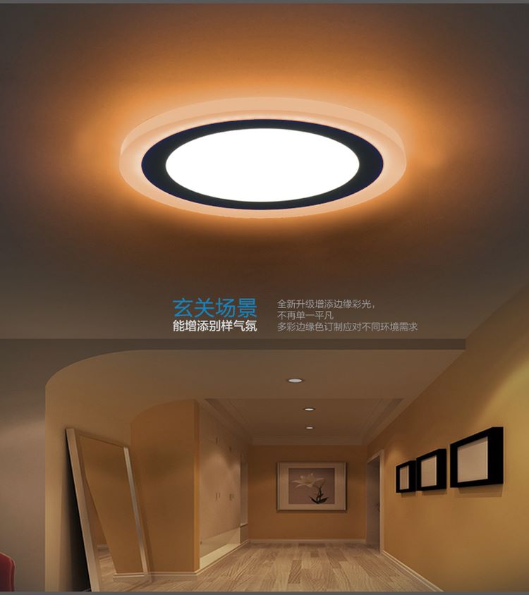 LED双色面板灯（Two color panel light)详情图1