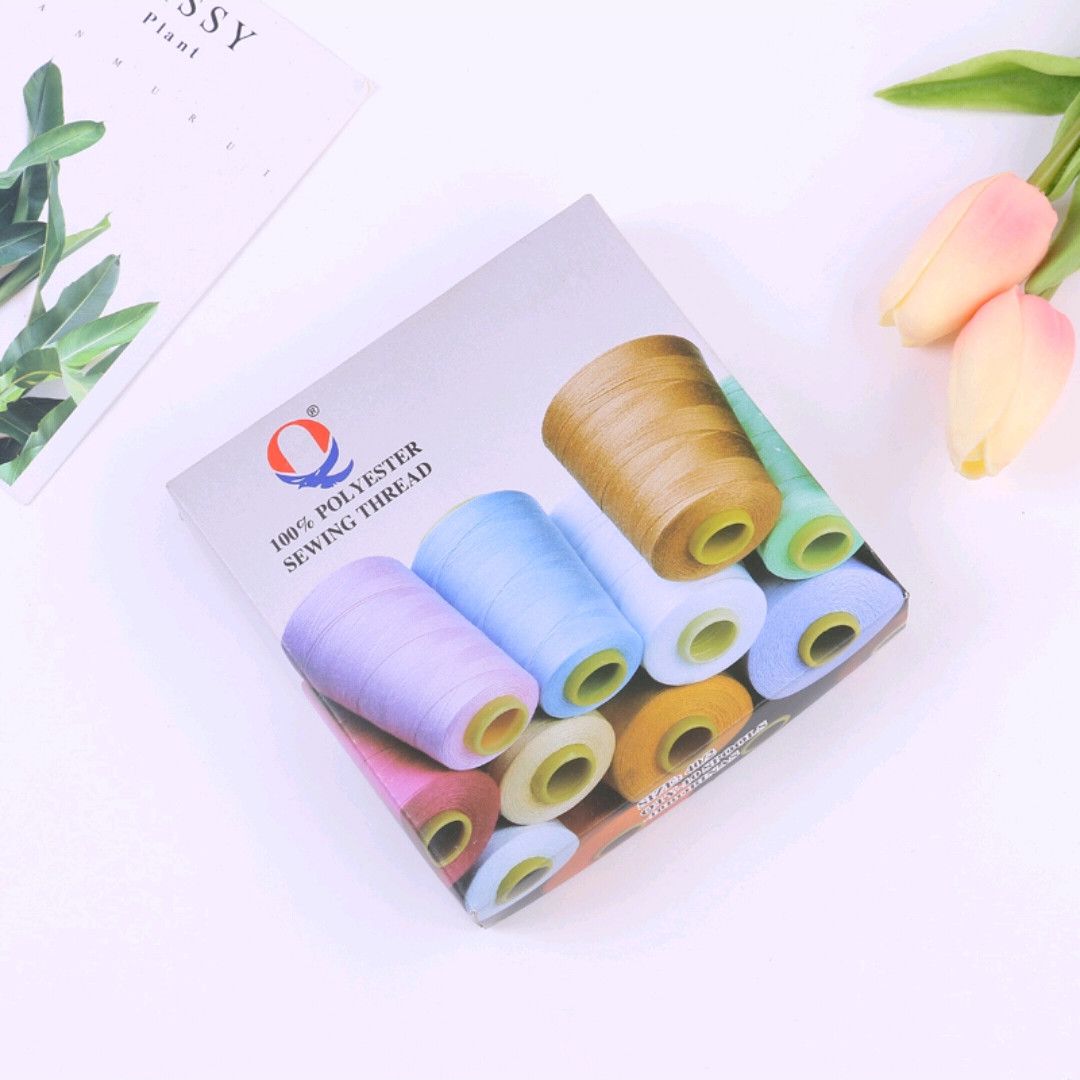 Home Small Thread Roll 40S/2 Multi-Color Sewing Thread Home Manufacturer Low Price Direct Sales Item Picture
