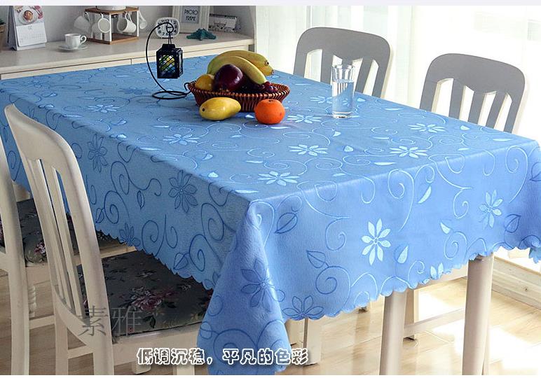 简约现代文艺北欧茶几餐外贸出口桌布艺 长方形台布批发定制