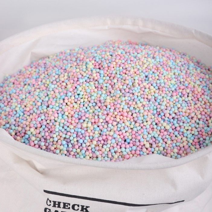 涌金礼品盒马卡龙泡沫球diy流星球礼盒装饰礼品填充物彩色小颗粒圆球史莱姆详情2