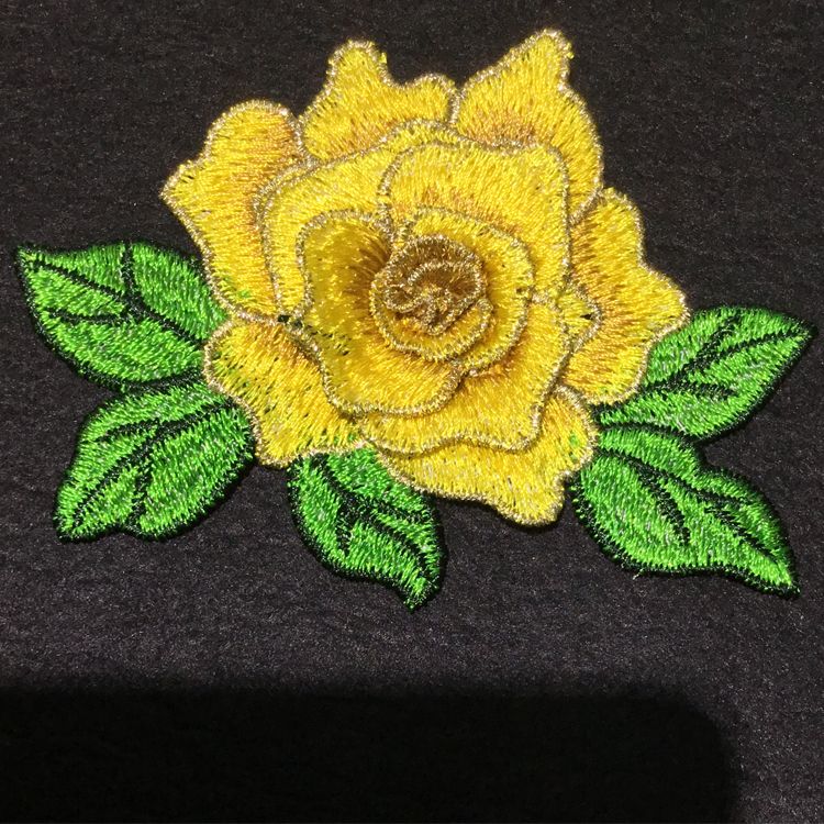 Manufacturers Direct Water-Soluble Embroidery Multi-Layer Three-Dimensional Gold Thread Floret Multi-Color Optional Sewing Application Scenario