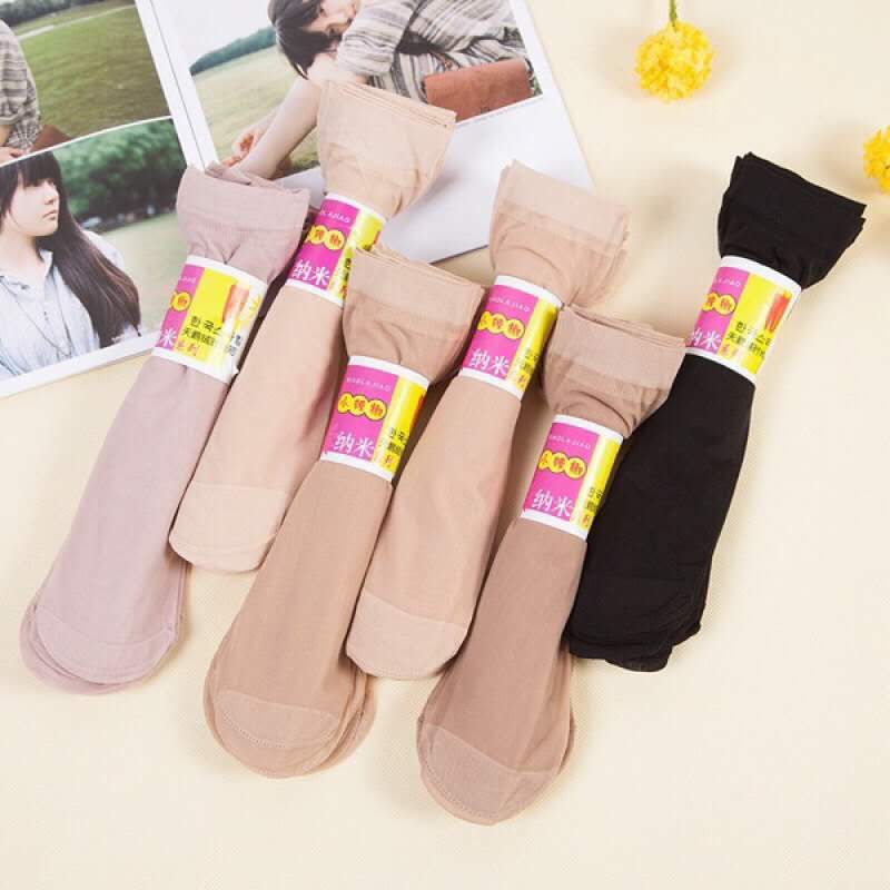 Silk stockings Velvet socks Ladies summer super thin ladies Pepper socks Ladies check hook thumbnail