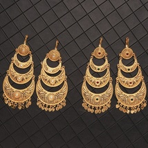 非洲时尚耳环，摩洛哥和阿尔及利亚爆款，镂空设计水晶耳环