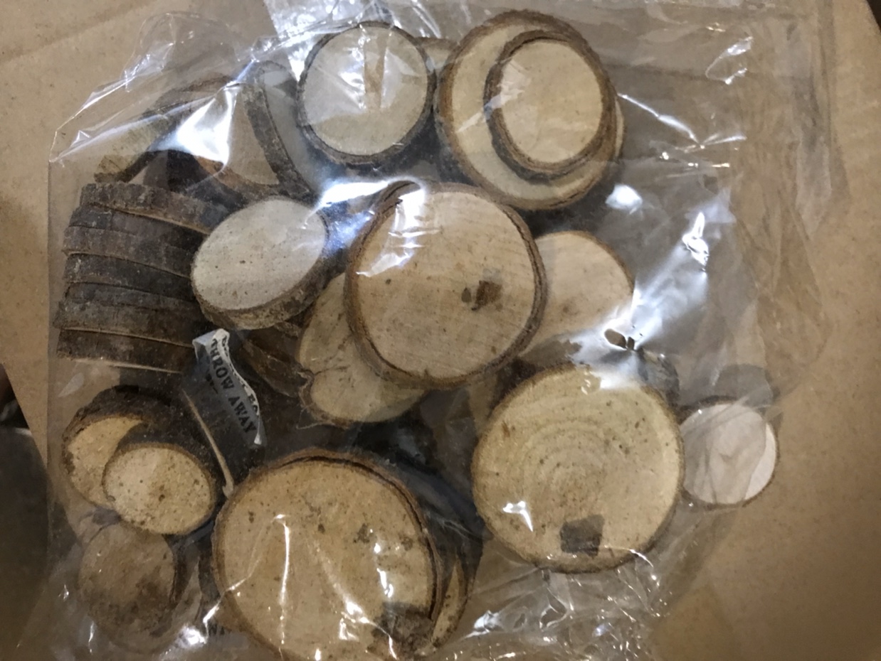 大小木头圆片装饰用品工艺品配件