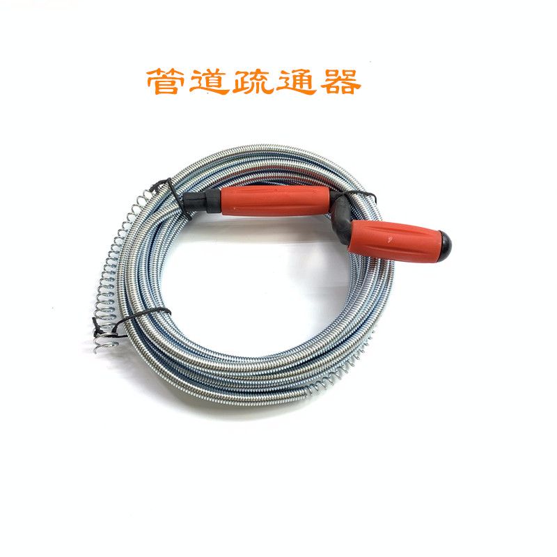 A hand - operated bendable pick - up device for dredging kitchen toilet pipes full figure