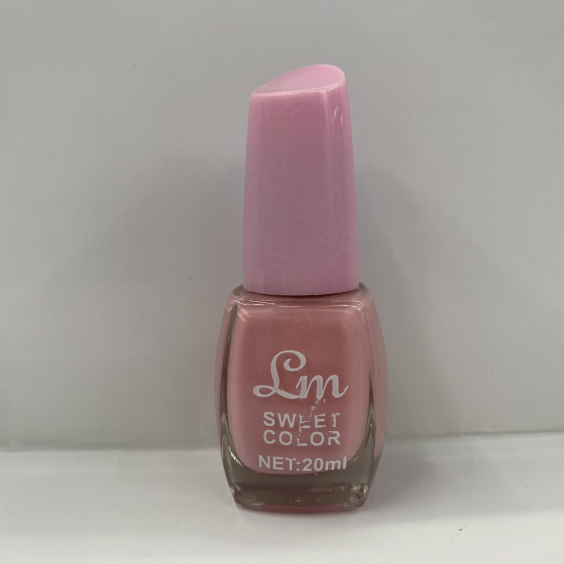 LM fair face baking in multiple colors is available with oil-based nail polish