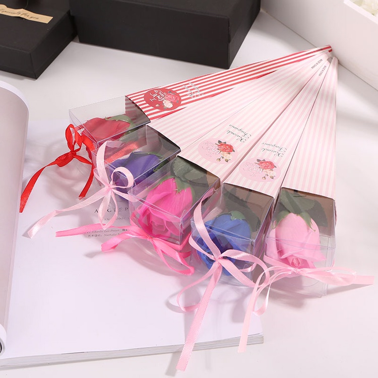 Craft gifts, soap flowers, festival presents, roses, carnations