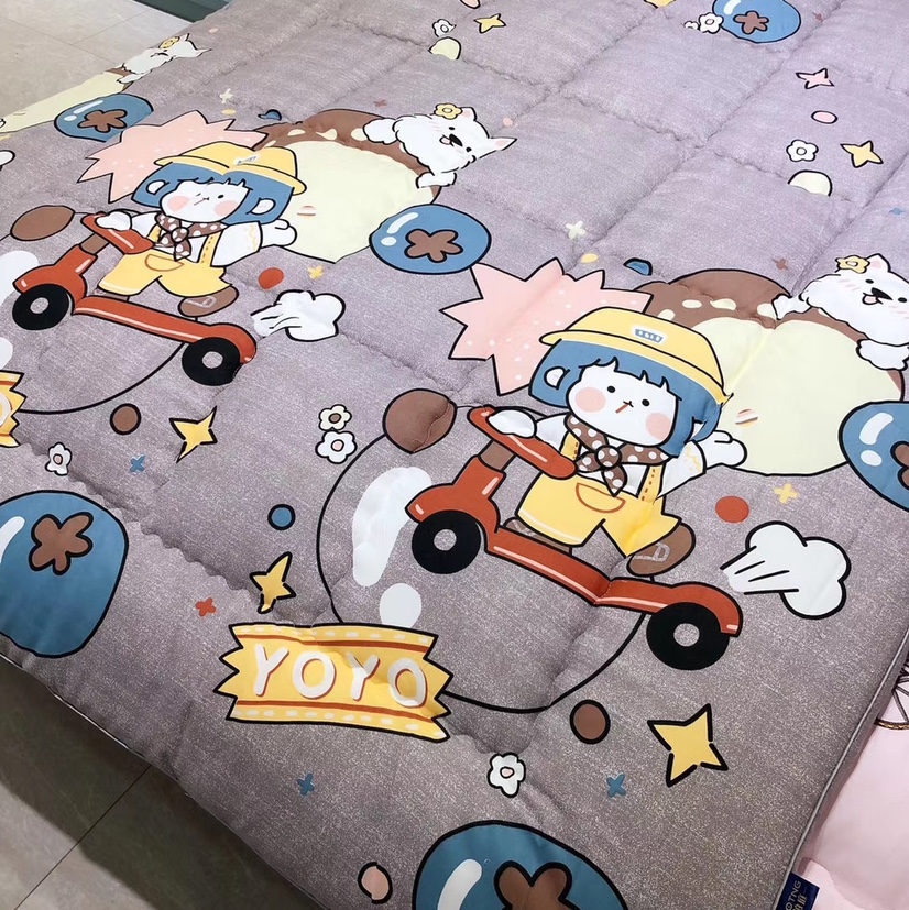 Three-dimensional winter quilt for students