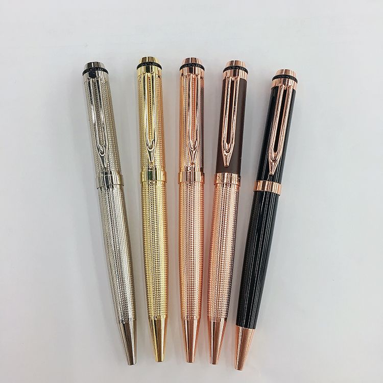 Business ballpoint pen spinning metal ballpoint pen precious business metal ballpoint pen
