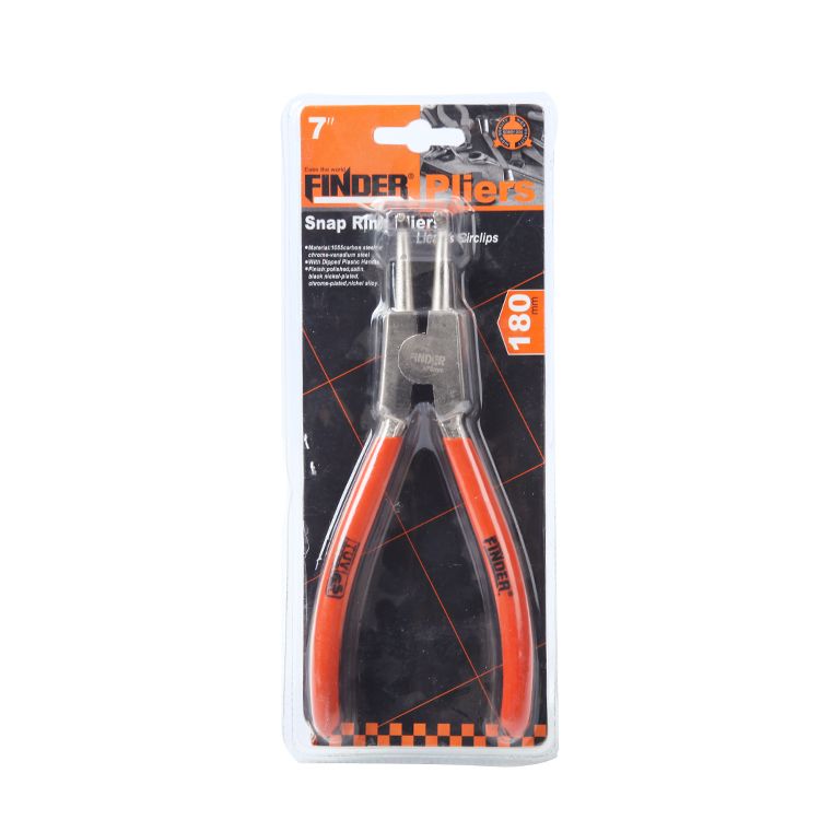 Finder tool: Orange light stained plastic Circlip Piler (External bending) nickel iron External Circlip Piler thumbnail
