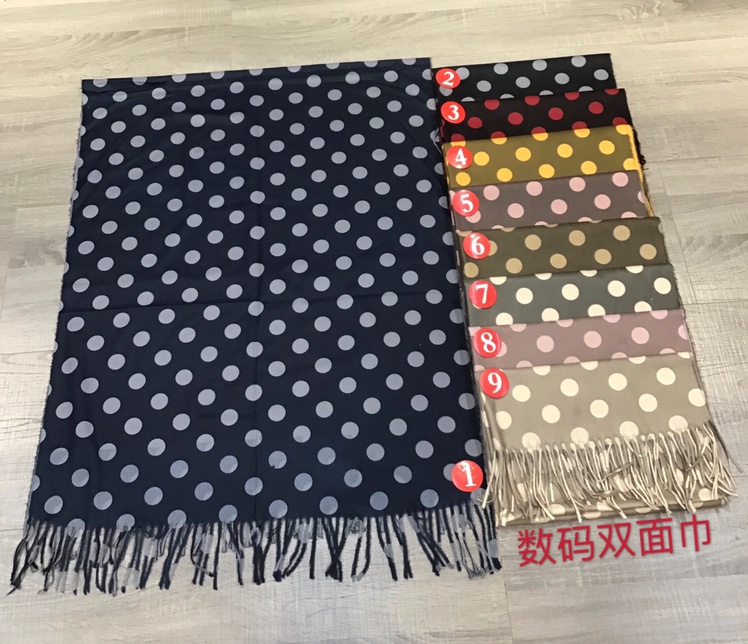 Digital Scarf Polka Dots