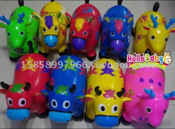 充气跳跳马彩绘马彩绘牛彩绘鹿彩绘龙 手绘马