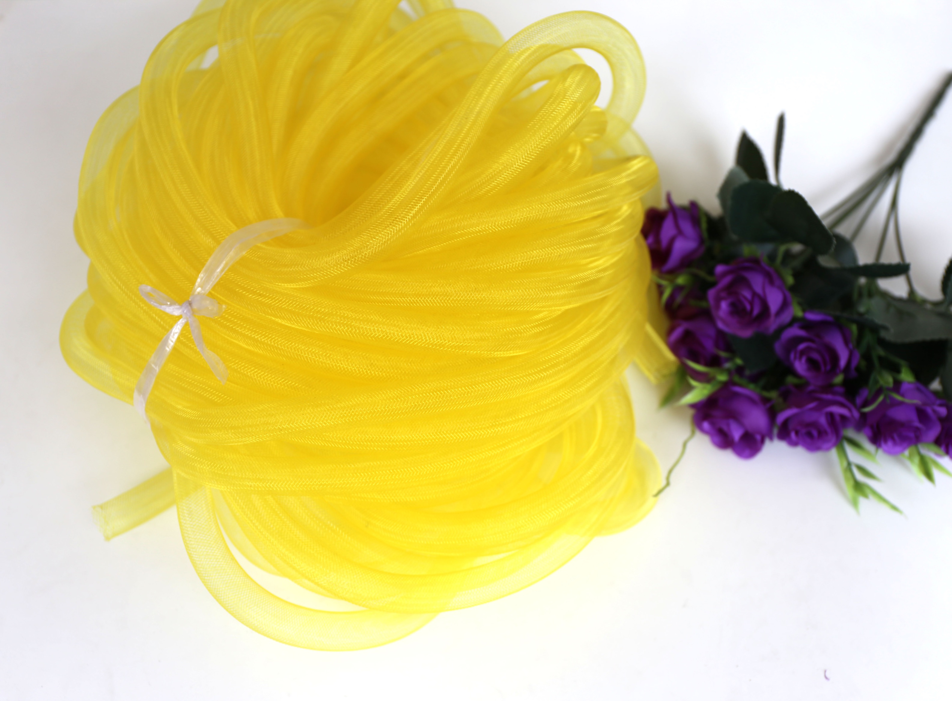 10mm elastic elastic network network with woven gauze bride garland rabbit ears accessories thumbnail