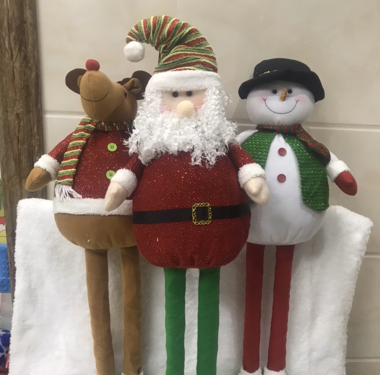 Christmas toy Christmas craft Christmas telescopic doll thumbnail