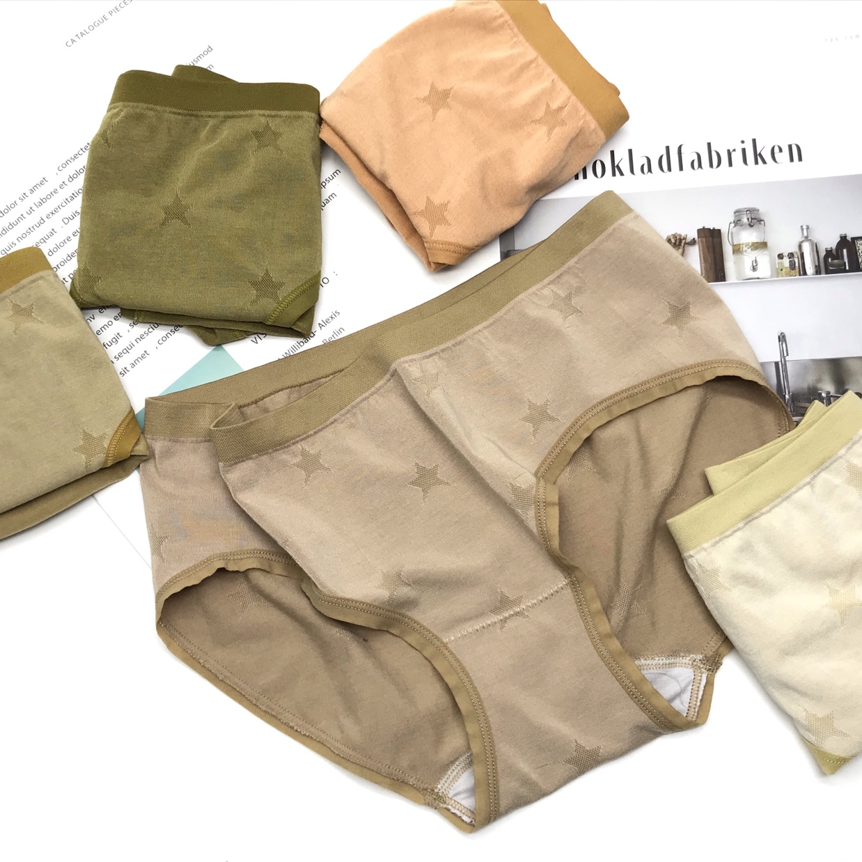 Jin Baijiao 5301 Seamless Star pants ladies underwear