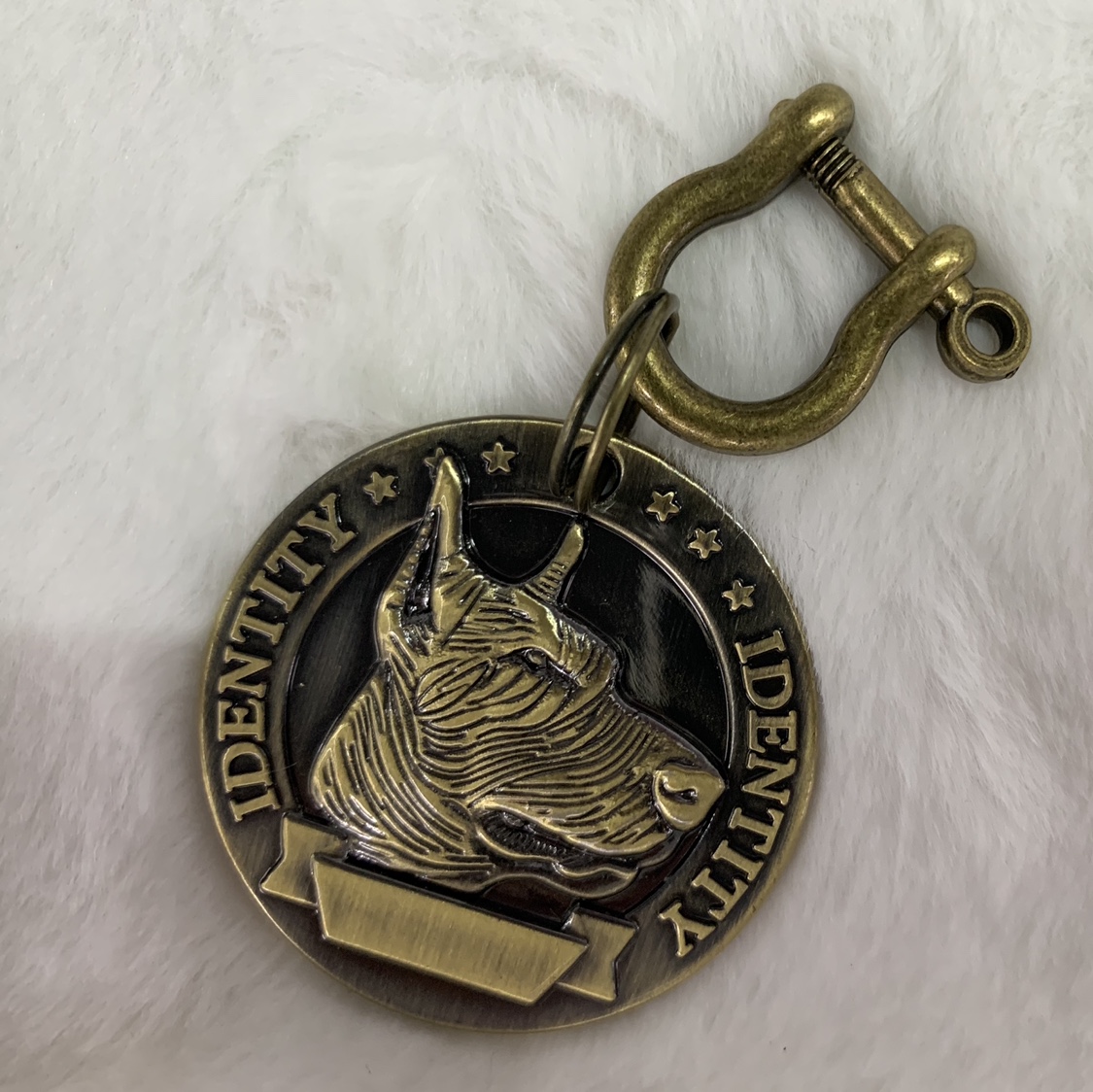 Pet supplies Pet dog tag Pet cameo dog tag Doberman