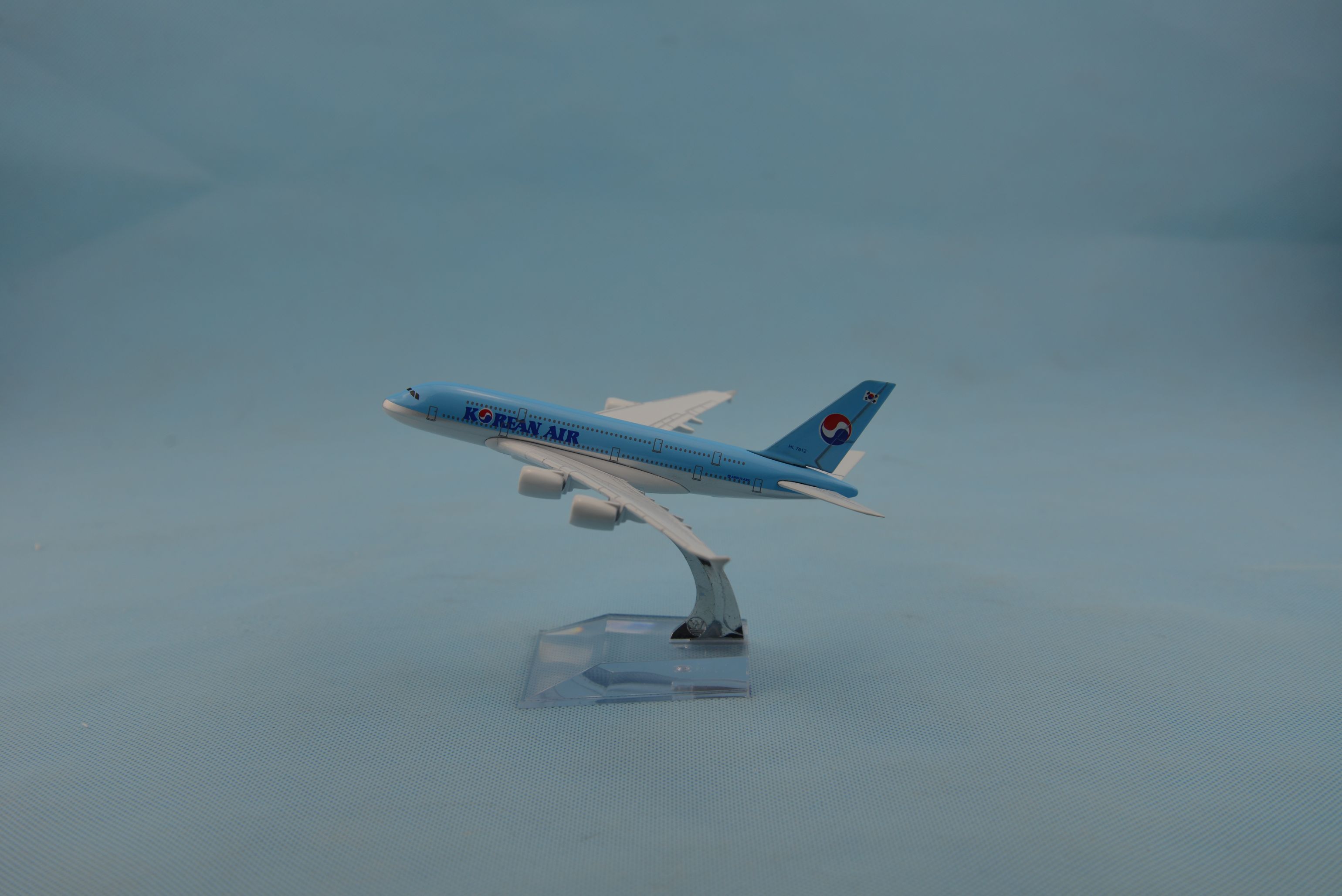 飞机模型（大韩航空A380）合金飞机模型  金属飞机 仿真飞机模型