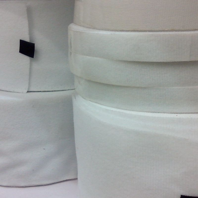 粘扣布厂家现货供应门幅1.5米黑/白涤纶起毛布 拉毛布详情图3
