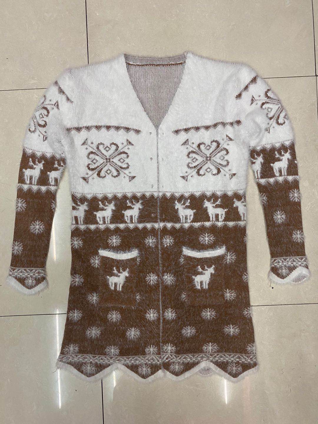 Shengrui Clothing Button Cardigan Women's Coat Sweater No. 3