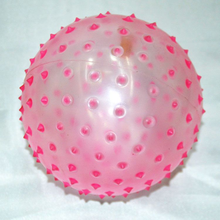 PVC按摩球8CM透明按摩球 彩色按摩球 玩具球混