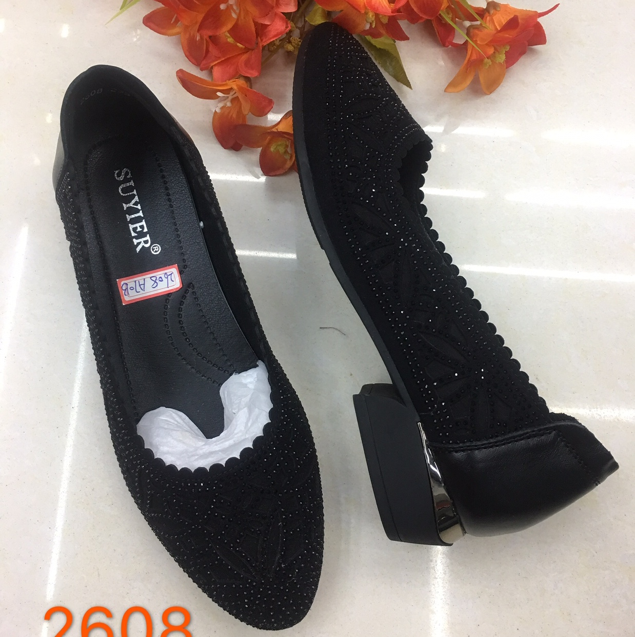 Women's leather shoes details Picture