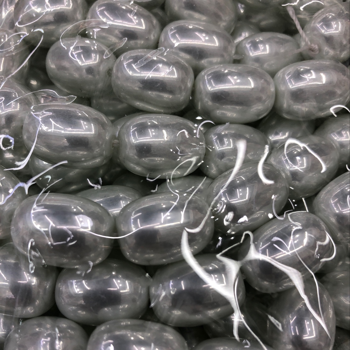 13*18 straight-hole glass bright shell Hengyang bead jewelry accessories DIY bestsellers details Picture