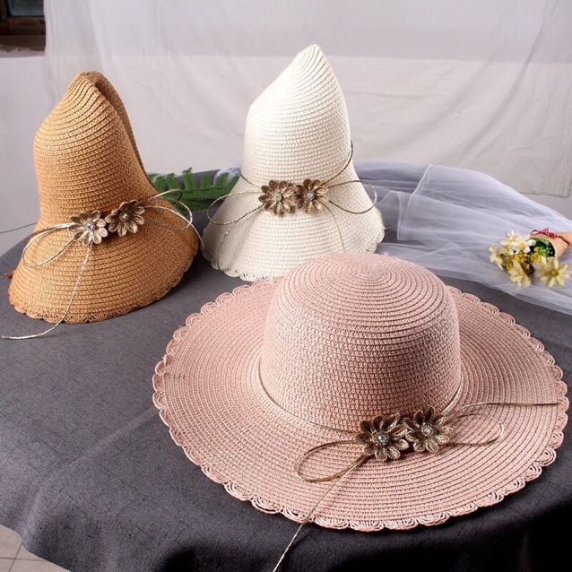 帽子女夏防晒遮阳帽韩版大檐遮阳帽太阳百搭海边太阳帽女士出游