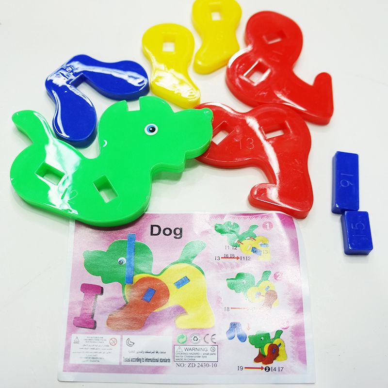 拼装动物10款混装DIY系列益智玩具启蒙玩具详情图2