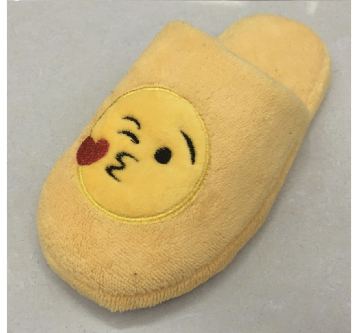 Hot style QQ expression home cotton slippers floor drag soft bottom female drag Item Picture