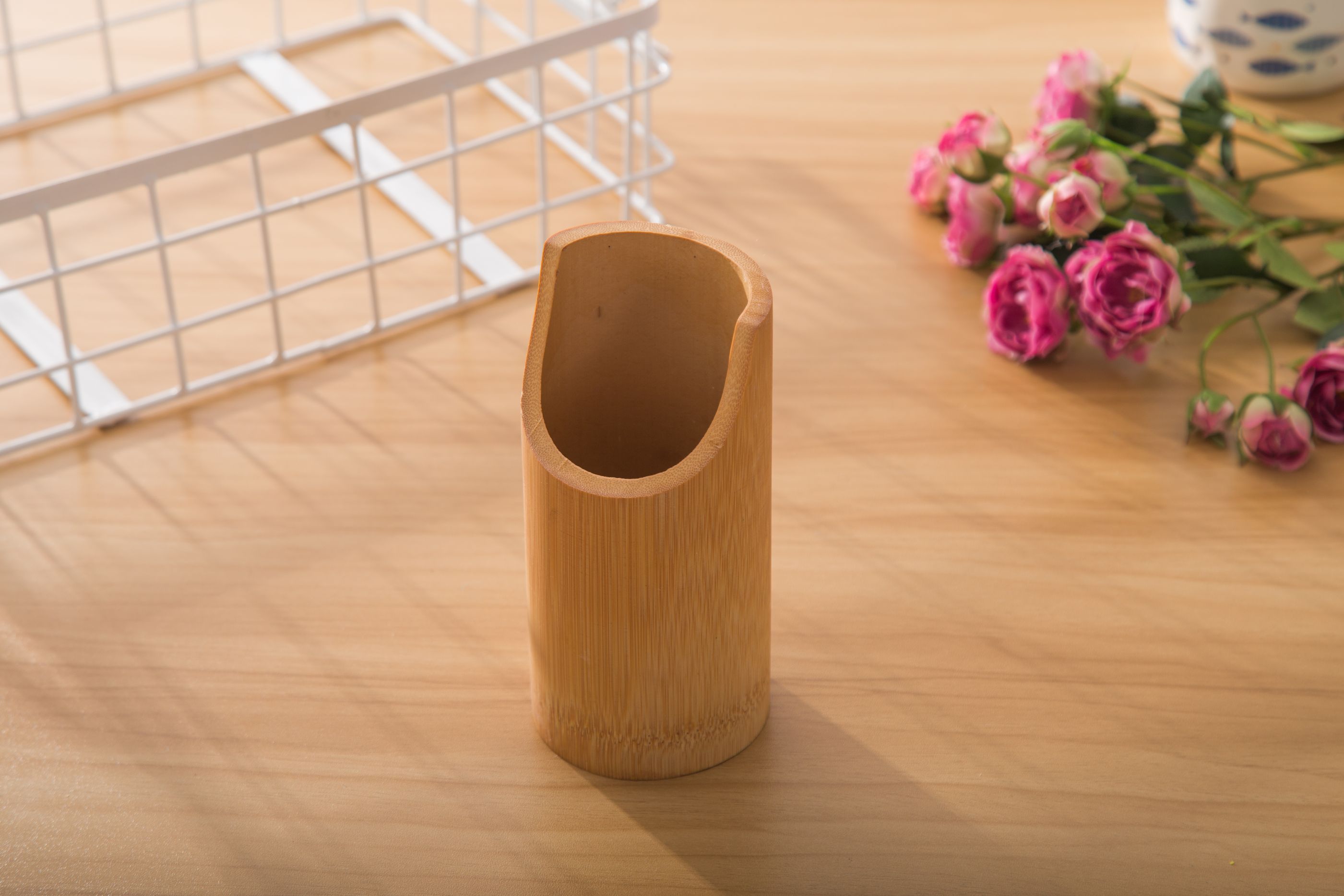 Raw color bamboo chopsticks basket wholesale bamboo chopsticks basket Bamboo bucket supply goods separately thumbnail