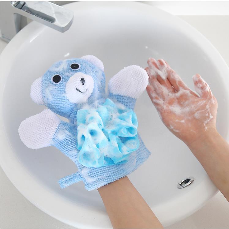 Animal Bath Flower Gloves Item Picture