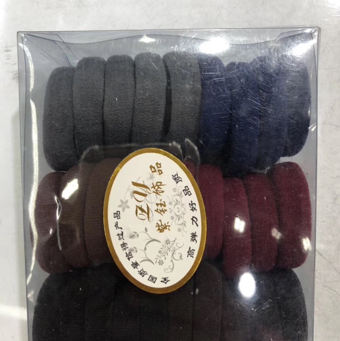 头绳发圈橡皮筋女扎头高弹力耐用粗黑色网红扎头