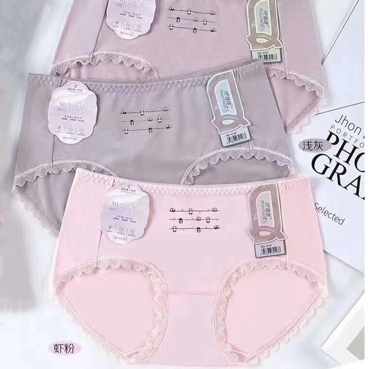 Hot style breathable cotton underwear lace fashion comfortable fashion triangle underwear thumbnail