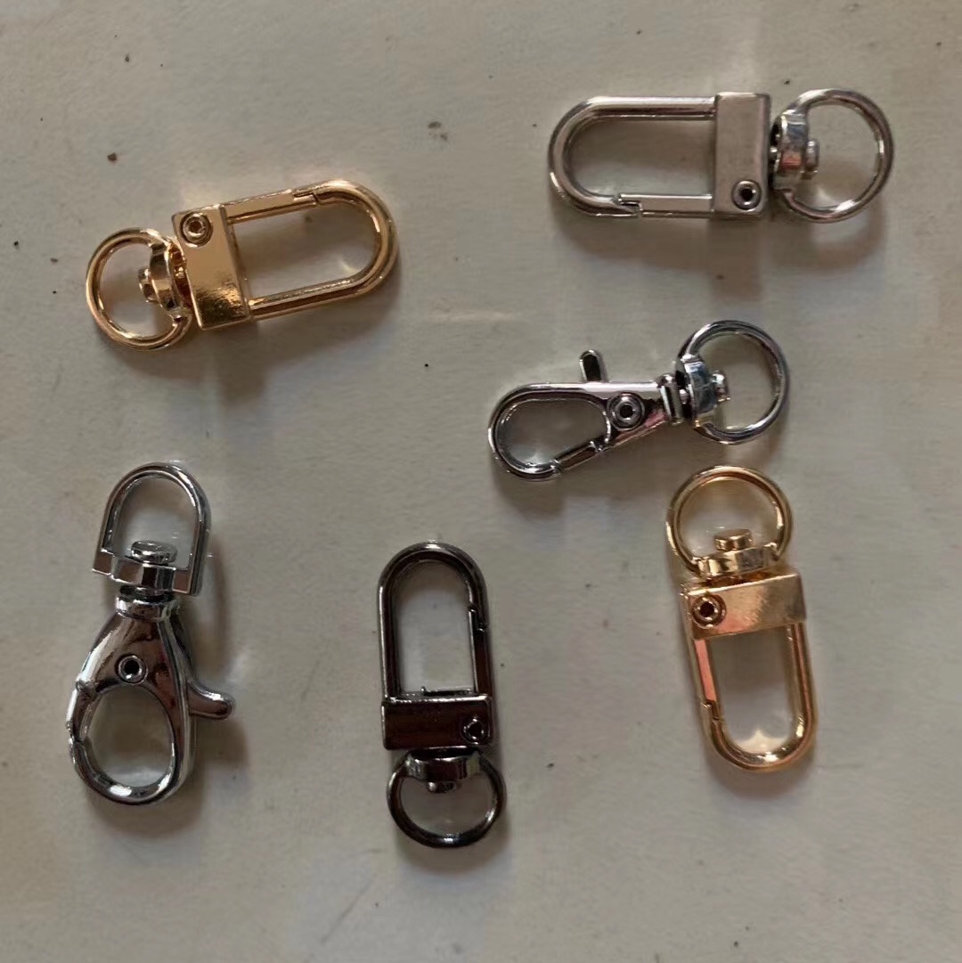 狗扣厂家现货批发锌合金狗扣金属钥匙扣配件滚镀镍diy五金饰品