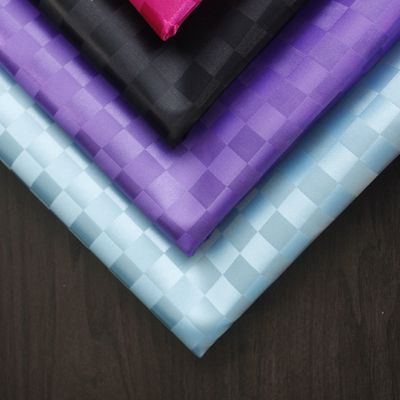 Special offer new product factory direct sales jacquard water Cube dyed polyester fabric cosmetic bag fabric in stock supply Application Scenario