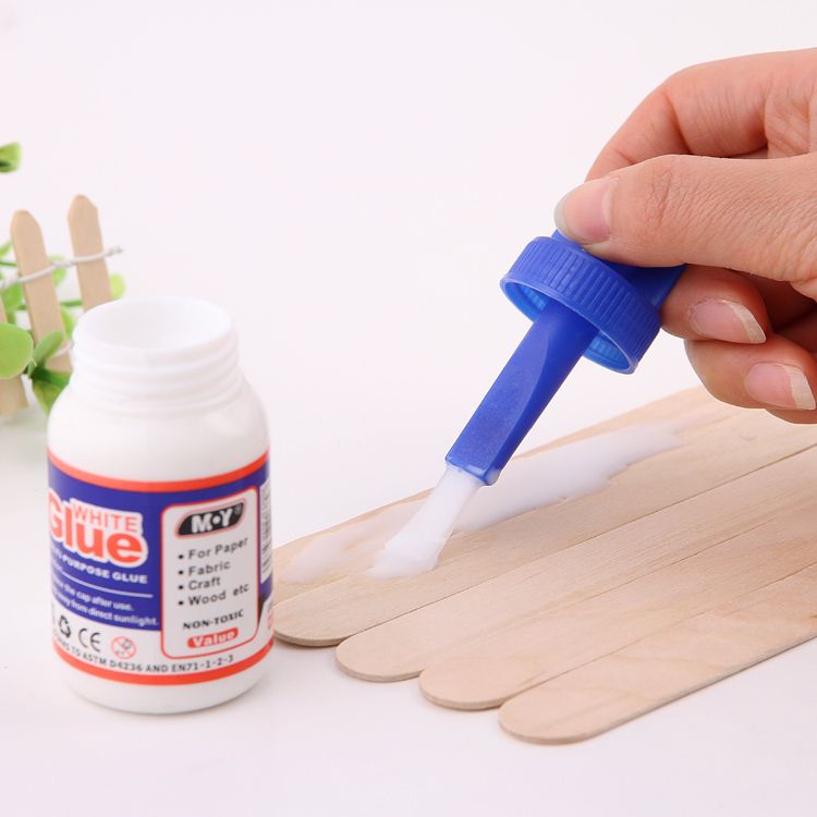 100MLWhite Glue brush head White latex white glue DIY Handmade detail image 1