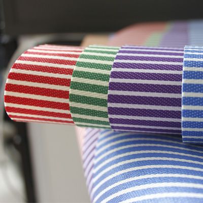 2020 new striped waterproof tablecloth fabric, yarn-woven striped fabric, apron, tablecloth and bag fabric Item Picture