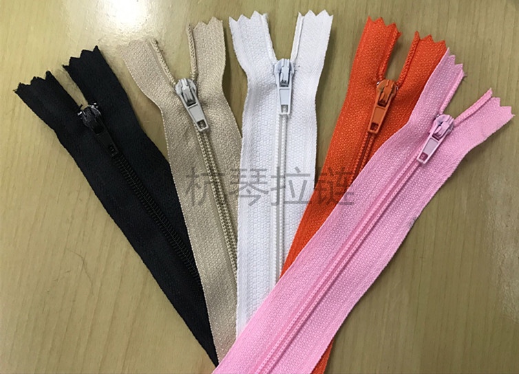3# nylon closed zipper zipper protection zipper