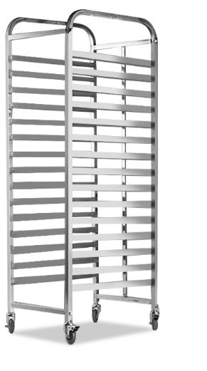 Detachable 15-layer cake tray car baking tray car Stainless steel tray rack baking bread rack hotel cake tray car