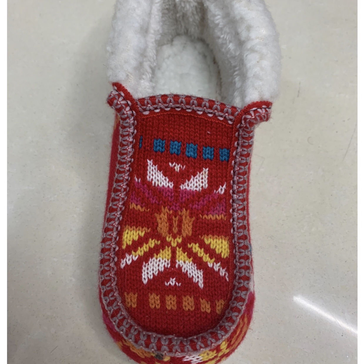 Knitted jacquard cotton shoes for home use Application Scenario