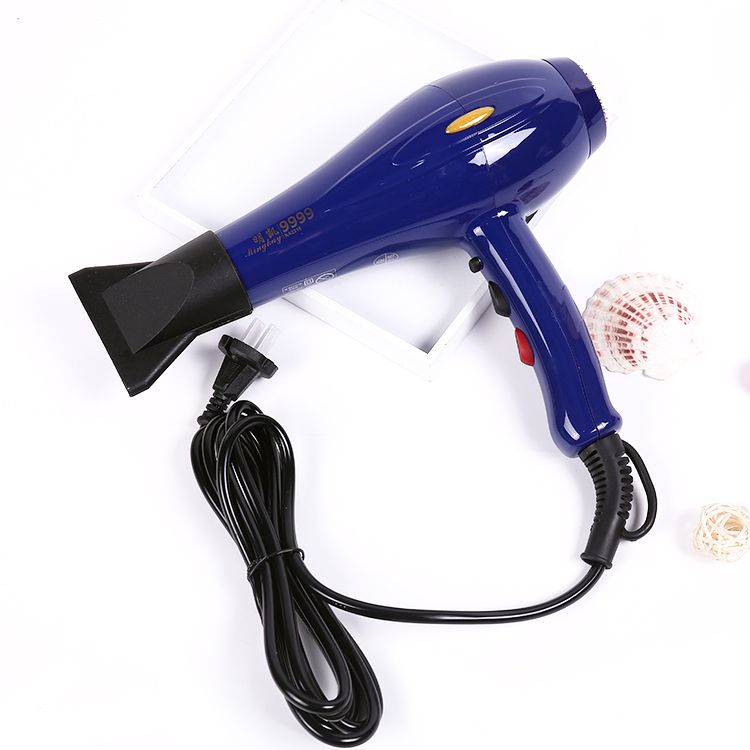 High-power hair dryer with all-copper motor in sapphire blue details Picture