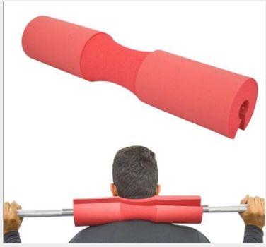 Off-The-Shelf Foam Shoulder Barbell Protective Cover Black Red Rose Blue Application Scenario