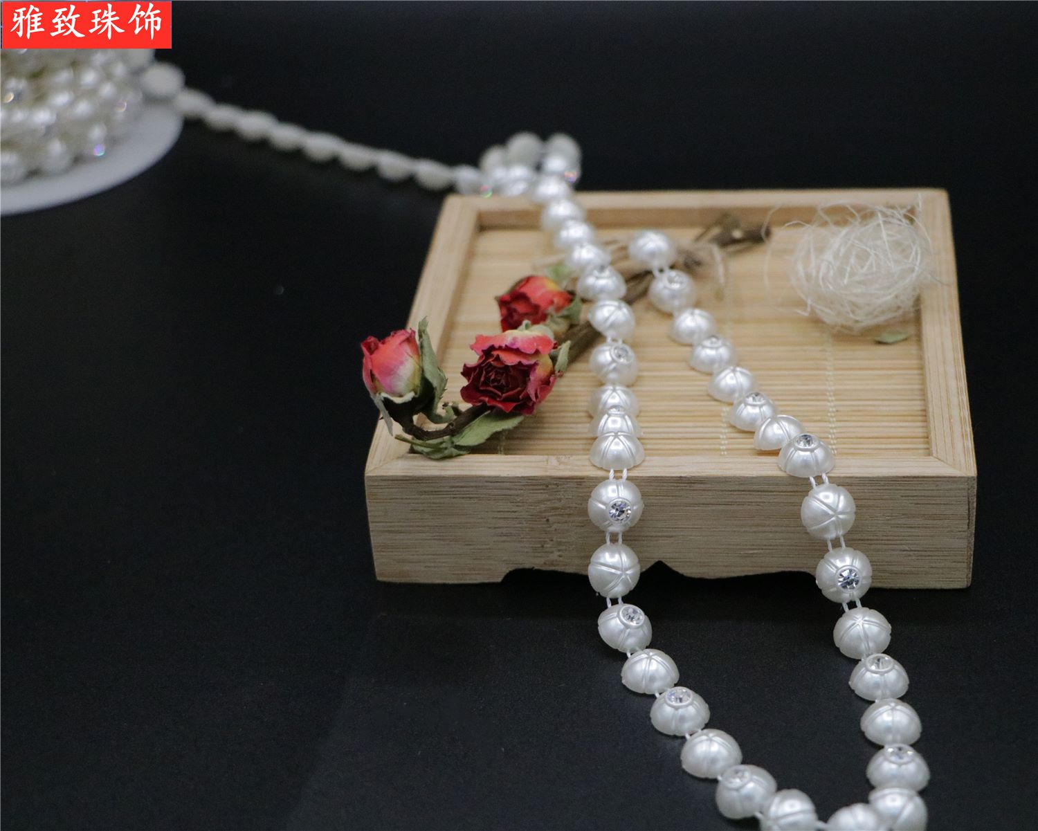53#Abs Imitation Pearl Wire Bead Wire Drill Wedding Dress Accessories Accessories Accessories Clothing Accessories Manufacturers Direct Sales Application Scenario