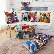 Picasso pillow wool full embroidered sofa cushion cover home creative pillow cat star pillow wholesale