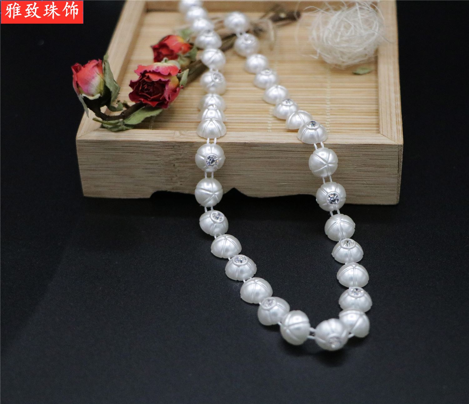 53#Abs Imitation Pearl Wire Bead Wire Drill Wedding Dress Accessories Accessories Accessories Clothing Accessories Manufacturers Direct Sales