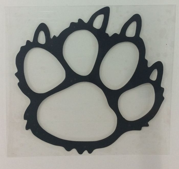 汽车车贴 狗掌图